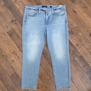 Lucky Brand Ava Light Wash Mid Rise Crop Jeans Size 14/ 32
